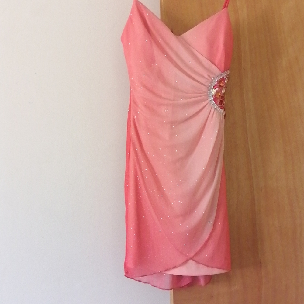 Beautiful two tone peach dress